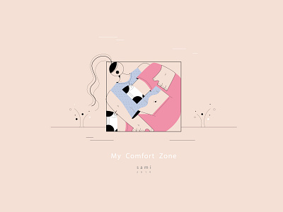 My Comfort Zone character comfort design dribbble illustration mood vector zone