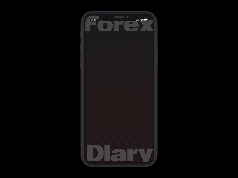 Forex Diary Preview brokers currencies financial forex form follows function improvement portfolio productivity app trading ui ux concept visual design