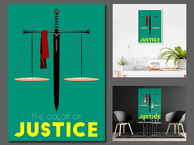 LAW art artist challenge daily design design dribbble graphic inspiration justice law minimalist mockup poster project typography wall art