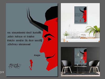CONTRACT dark design design inspiration devil evil graphic minimalist motovation poster satan satanic typography