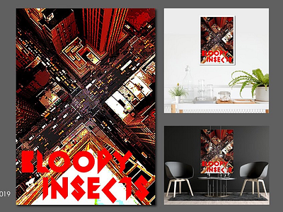 INSECT art behance block bloody building concept daily design dribbble ideas insect inspiration mockup motivation poster