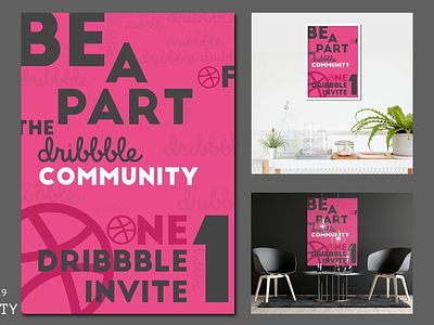 COMMUNITY art behance color dribbble invite instagram invite invites join latest new part post poster