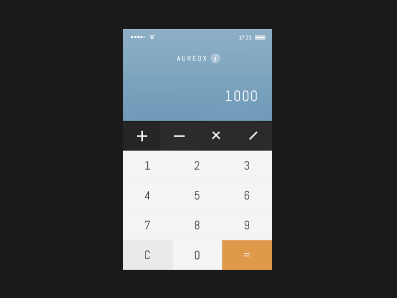 Aureox Calculator