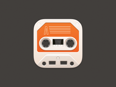 Mediabox Icon 1 cassette icon ios retro tape