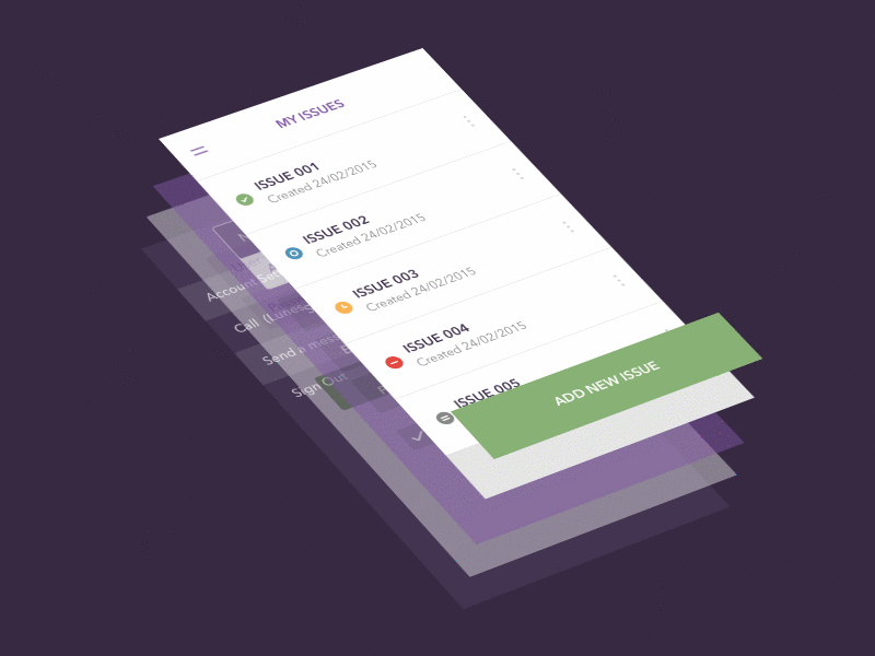 Liferay Card Flow Isometric card flow gesture interaction isometric liferay perspective ui ux