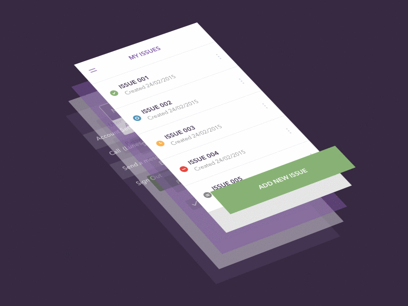 Liferay Card Flow Isometric