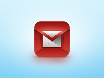 Gmail iOS Icon gmail google icon ios ui