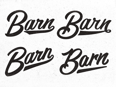 Barn basketball hand lettering lettering logo minnesota script