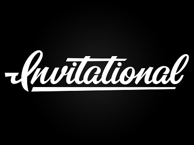 Invitational Script hand lettering invitational lettering logo script
