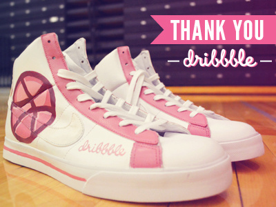 Dribbble Blazers custom shoes dribbble nike thank you