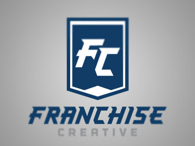 Franchise creative typography franchise logo