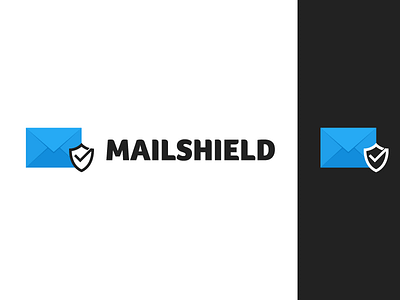 Mailshield — Branding advertisement branding flat foco font identity mail shield type