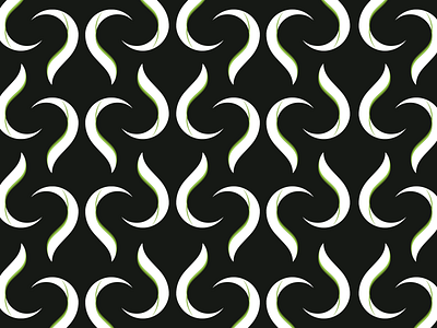 Oil-Drop Pattern abstract cannabis dot drop leaves line pattern