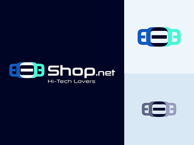 EEEShop.NET — Hi Tech Lovers accessories brand identity digital digital illustration ebay ecommerce shop entertainement et lettering gaming logotype marketplace onling shop partnership product design sketches tech type typography uxui vector
