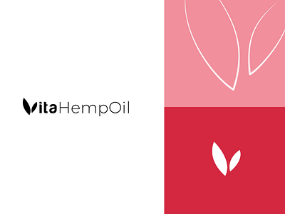 Vita Hemp Oil cbd hemp identity logo oil