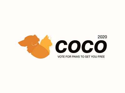 Coco Campaign 2020 adobe illustrator campaign design identity illustration logo design paws