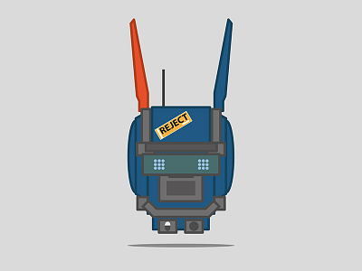 Chappie blue chappie design face illustration illustrator logo movie robot robots