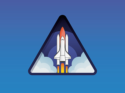 Space Shuttle illustration illustrato logo logo inspiration shuttle space space shuttle