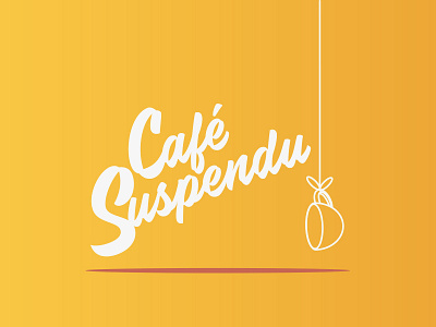 Café Suspendu café coffee coffee time cup illustrator logo logodesign string suspended suspendu tasse