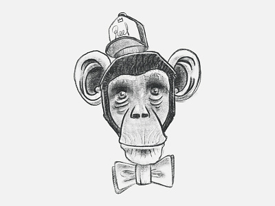 Monkey design drawer drawing icon icons illustration illustrator logo logodesign logodesigner logotype monkey monkey logo singer