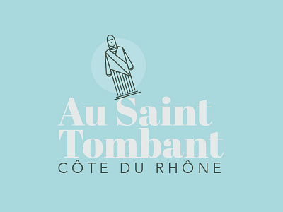 Au Saint Tombant app branding design draw drawing icon icons illustration illustrator logo logodesign logodesigner logotype vector web
