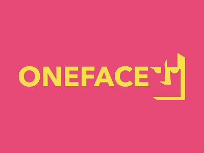 One Face app branding design draw drawing icon icons illustration illustrator logo logodesign logodesigner logotype vector web