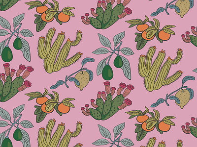 cyprus plants pattern