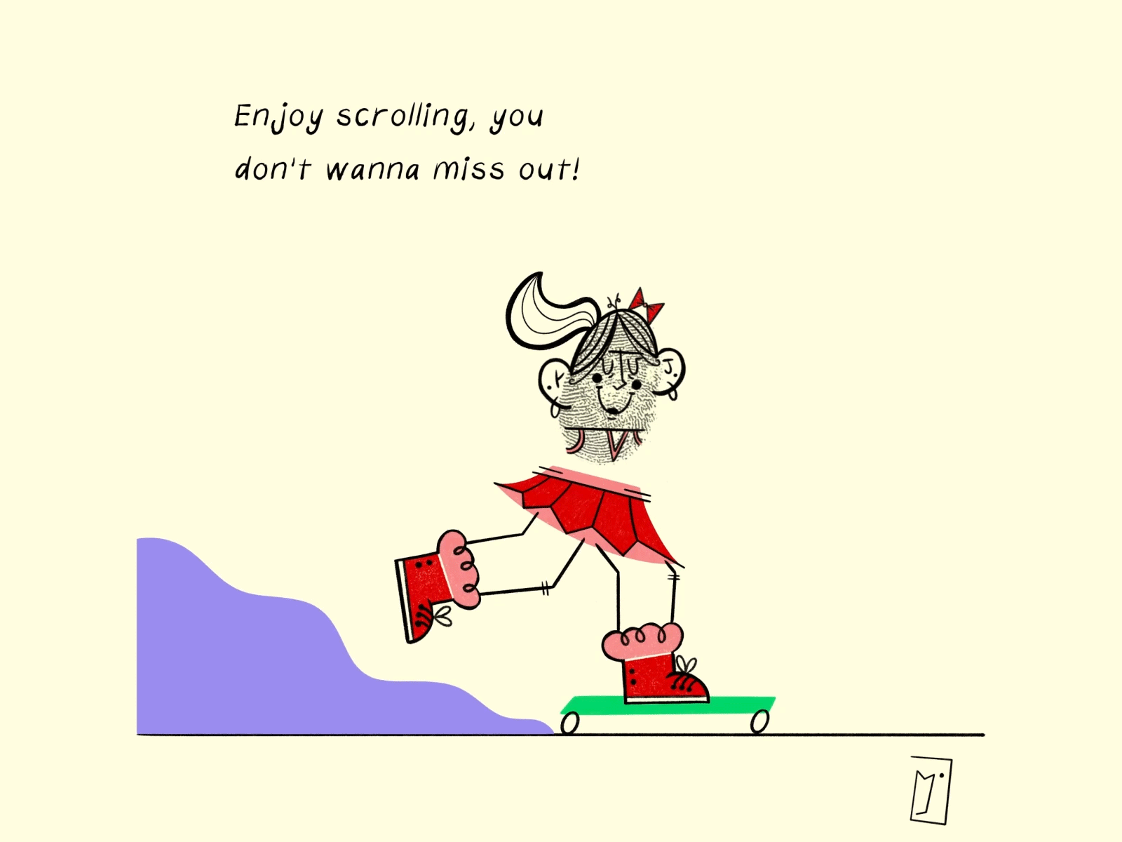 Just keep scrolling... by Jingyi Loh on Dribbble