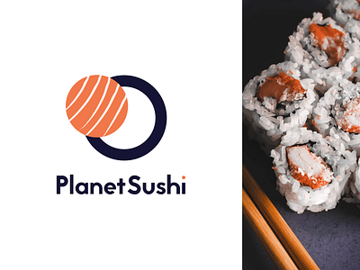 Weekly Warm-up — PlanetSushi logo rebrand sushi sushi logo weekly challenge weekly warm up