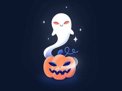 Spooky Season challenge ghost halloween haunted illustration inktober pumpkin spirit spooky weeklywarmup
