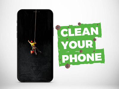 Clean your phone! adobe design designer digital graphic design graphicdesign grapic design illustator photoshop