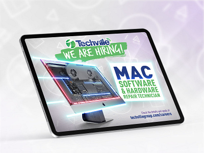 Hiring AD for Techville Canada (Oakville, Ontario) 2019