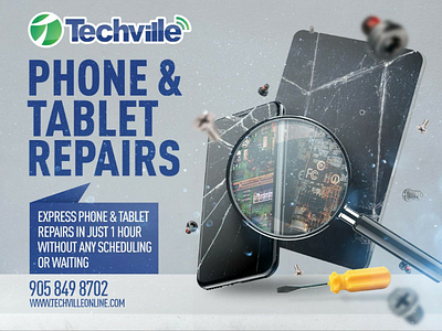 Phone & Tablet Repairs Campaign (key visual)