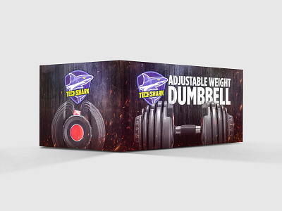 Adjustable Dumbbells Packaging (proposal 1)