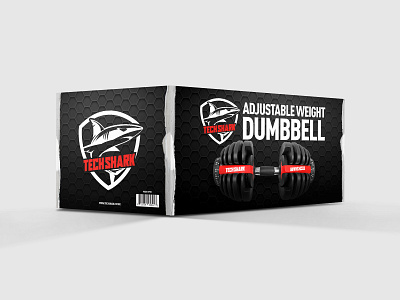 Adjustable Dumbbells Packaging (proposal 3 - chosen design)