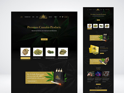 Cannabuzz Hamilton (Canada) Website design