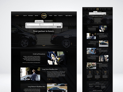 Simber Chauffeur Premium Services (Website Design)