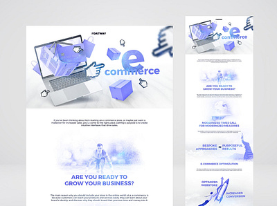 Datway Agency (Landing Page 3) adobe graphicdesign ui ux uxui webdesign