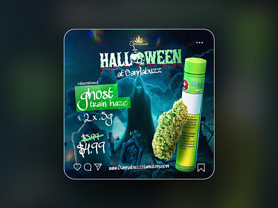 Halloween at Cannabuzz campaign!