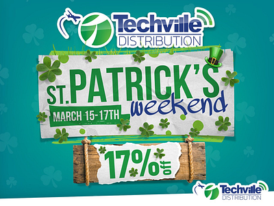 St. Patrick's Day (Techville Canada social media post)