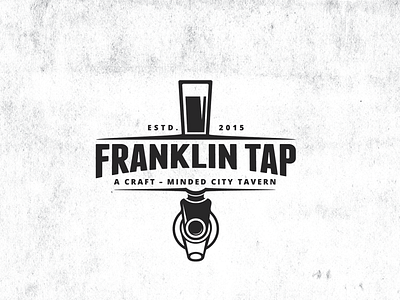 Franklin Tap beerlogo brewing tap logo craft beer logo logo design logodesign micro brewery logo vintage logo