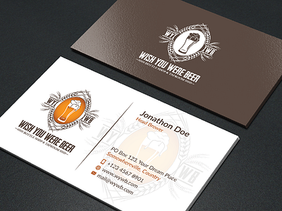 Beer Company Logo & Card