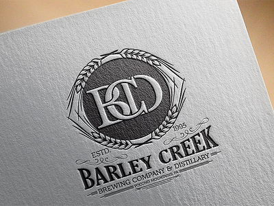Barley Creek Logo vintage logo