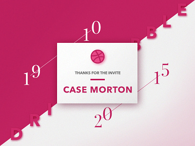 Debut Shot debut dribbble invite first shot invitation layout thanks