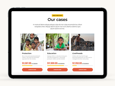 Non-profit organization template