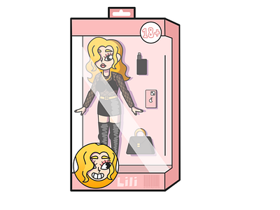Modern Doll character characterdesign design doll illustration illustrator vector