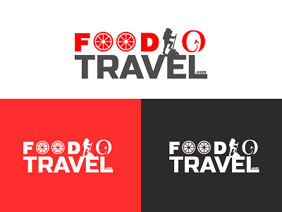 Food O Travel.com advertising brand branding corporate design designer flight food icon identity journey logo logotype tour travel typography