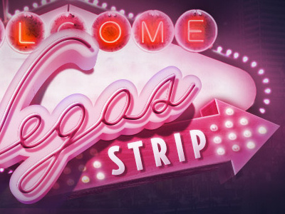 Vegas Strip casino logo neon online casino pink poker purple sign vegas vegas strip