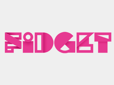 Fidget bass fidget logo london music pink singer typography