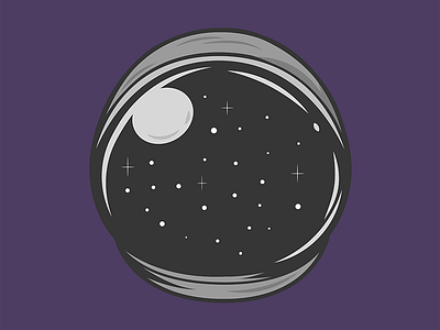 Spaceman flat helmet illustration space vector